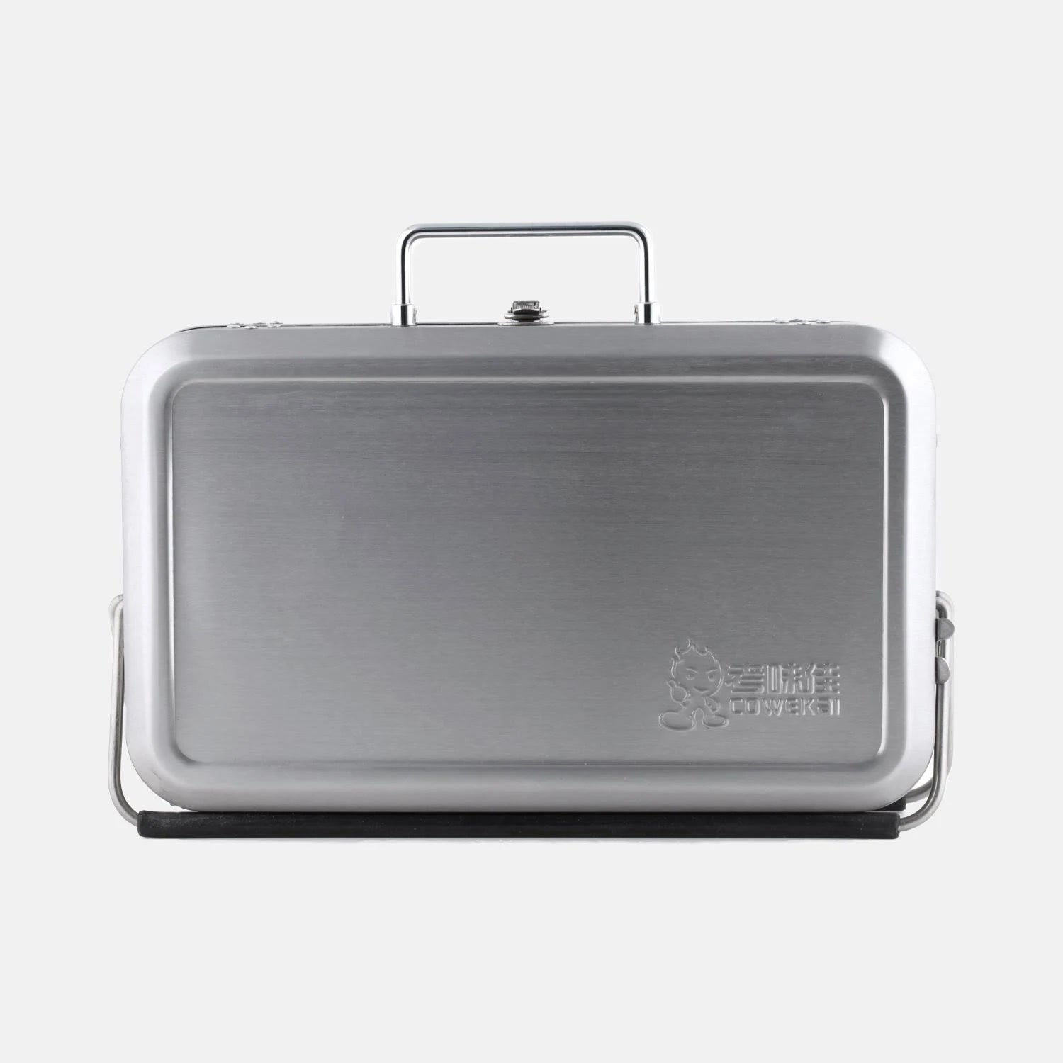 Portable BBQ Suitcase Silver J851995