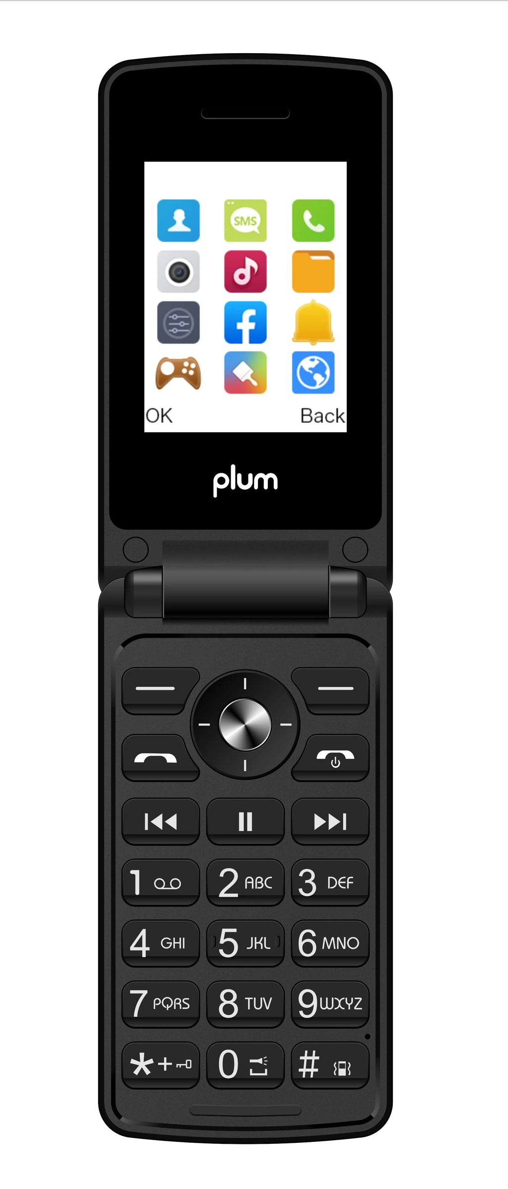 Plum FLIPPER 4G VOLTE Unlocked Flip Phone I97351