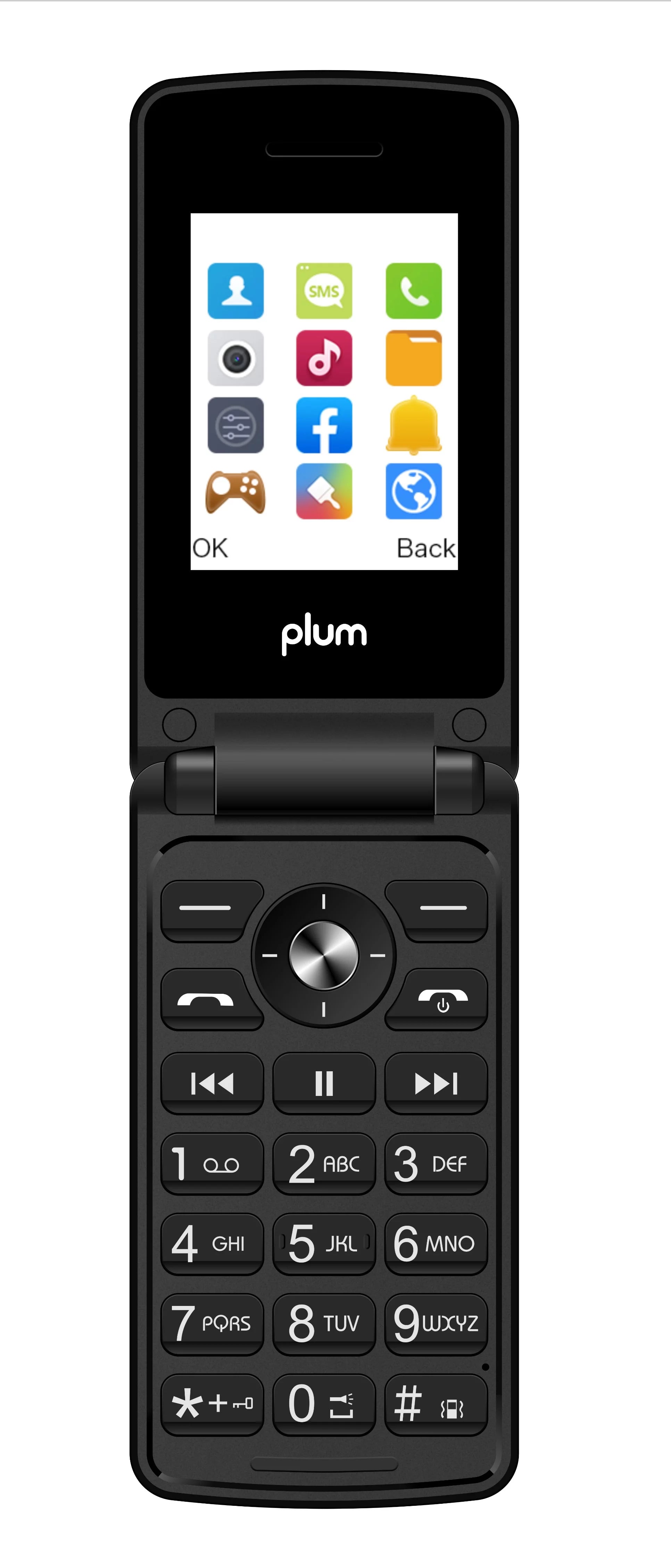 Plum FLIPPER 4G VOLTE Unlocked Flip Phone I97351