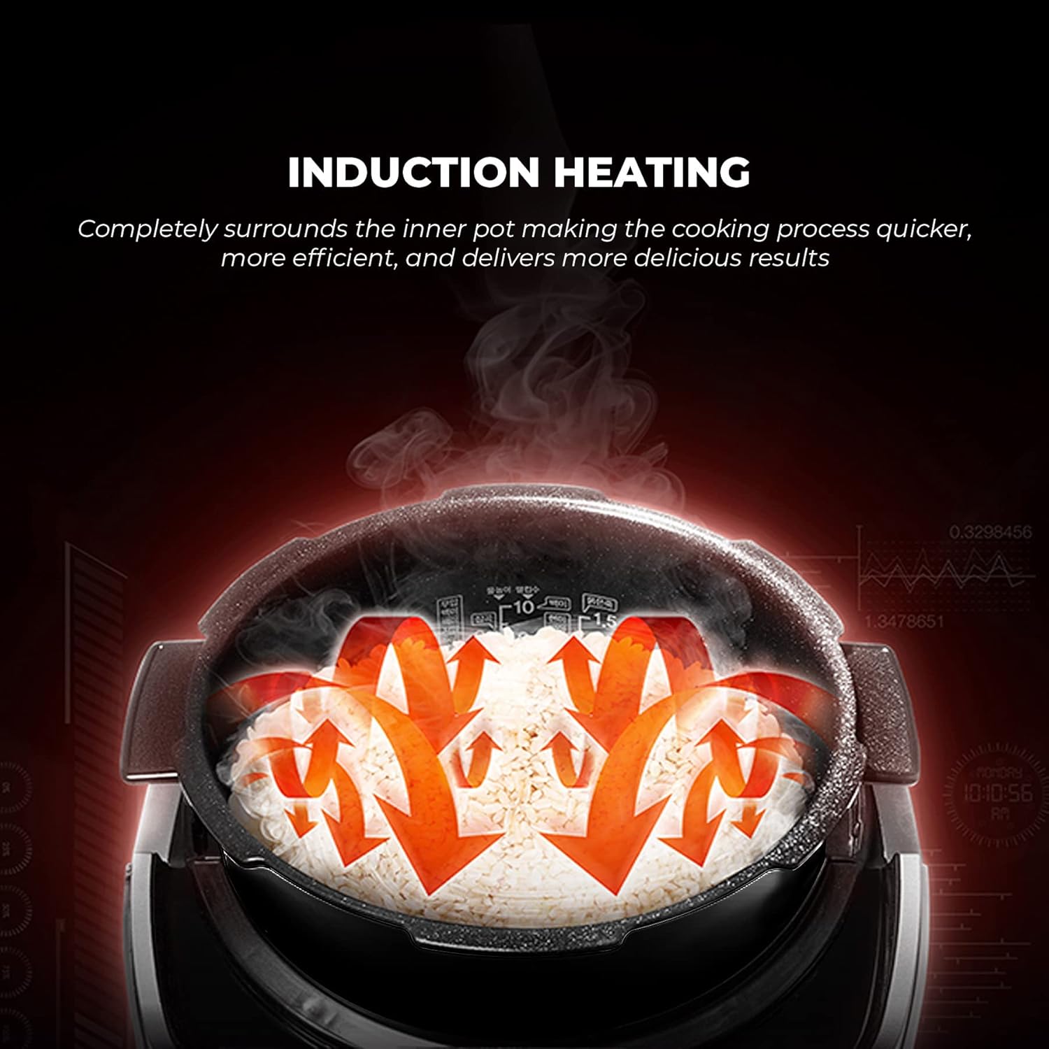 10-Cup Induction Heating Pressure Rice Cooker (Renewed) E36536