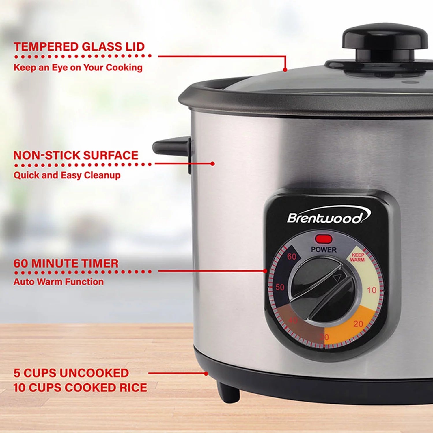 Stainless Steel Rice Cooker M46210