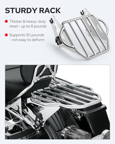 Chrome Detachable Luggage Rack O5725
