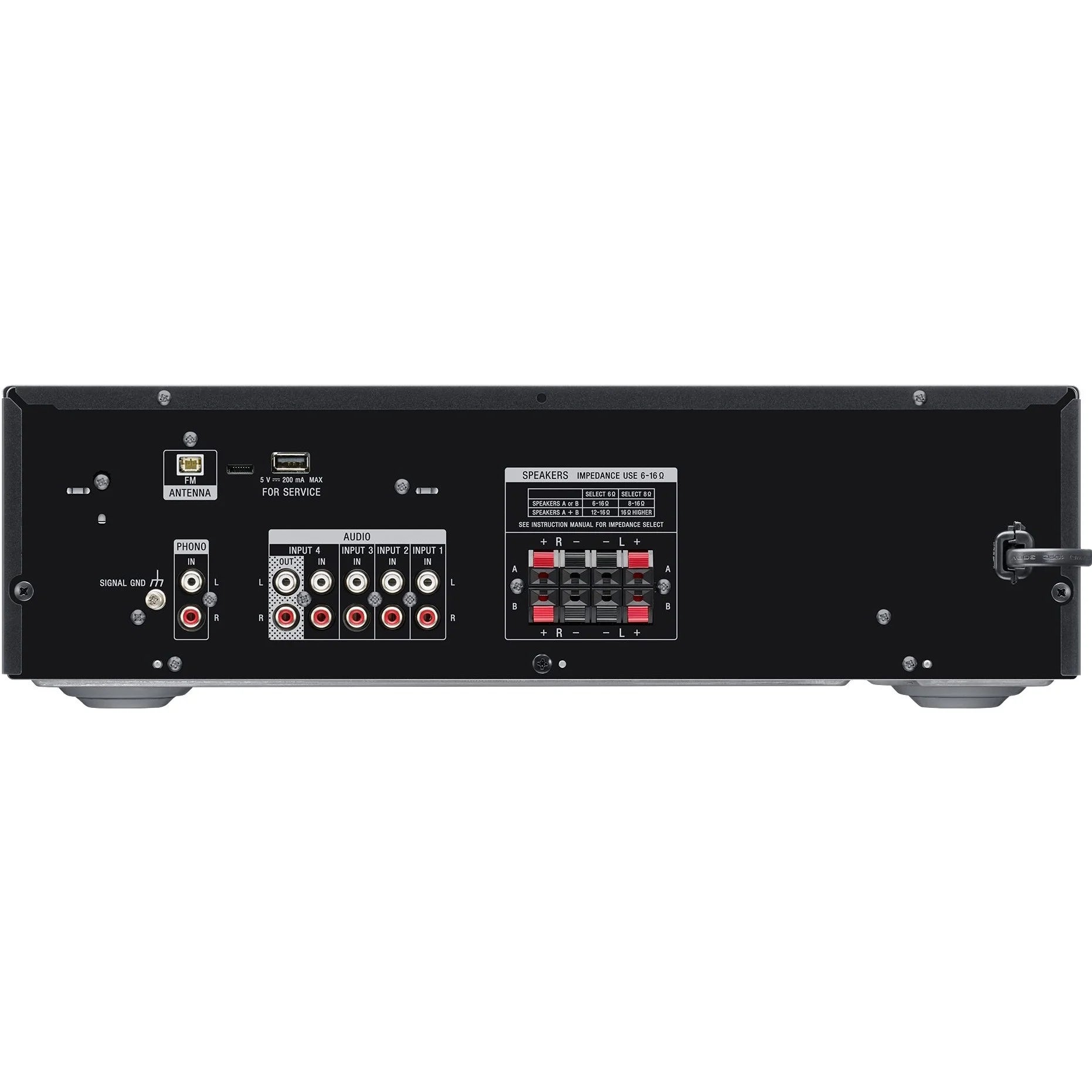 Stereo Receiver with Phono Input and Bluetooth Connectivity S999