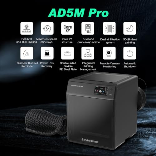 600mm/s High-Speed 3D Printer, 220x220x220mm B5263