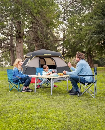 4/6/8/10 Person Instant Cabin Tent with Rainfly & Carry Bag Y578653