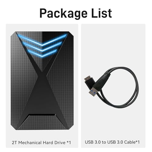 2T Retro Game Console Hard Drive with 18 Emulator Console F46194