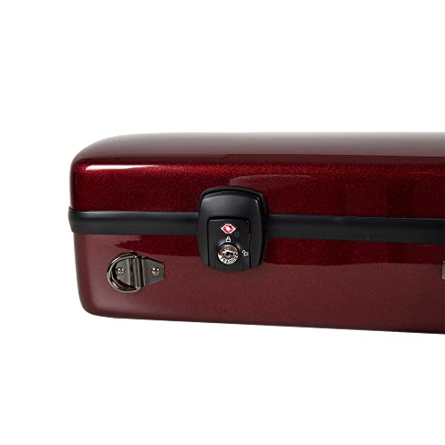 Fiberglass Alto Saxophone Case with Accessory Pocket and Removable Shoulder Straps Space Gray K8967