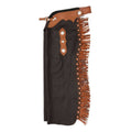 Black Smooth Leather Chaps S854383