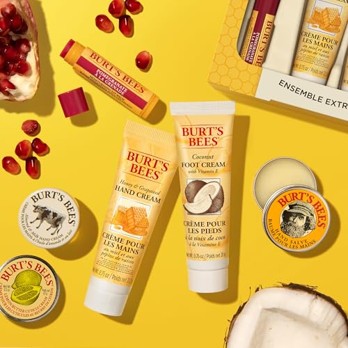 6 Travel Size Hand Creams Foot Cream Cuticle Hand Salve Lip Balm Set G8612