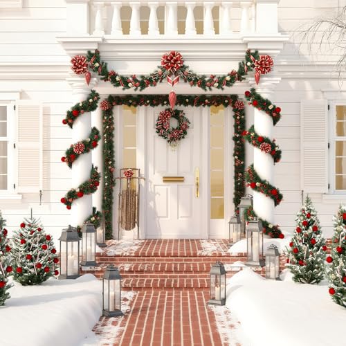 Green Artificial PVC Christmas Garland G507