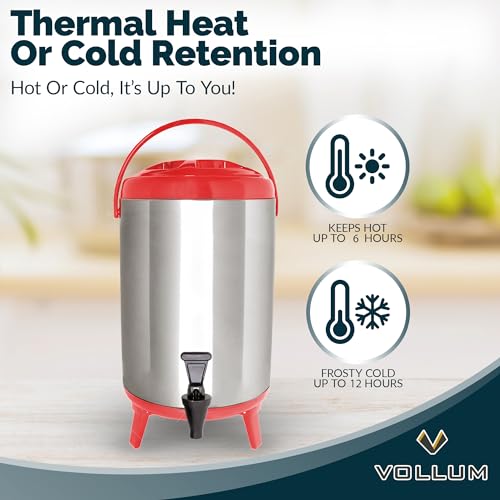 Stainless Steel Insulated Beverage Dispenser 10 Liter K3422