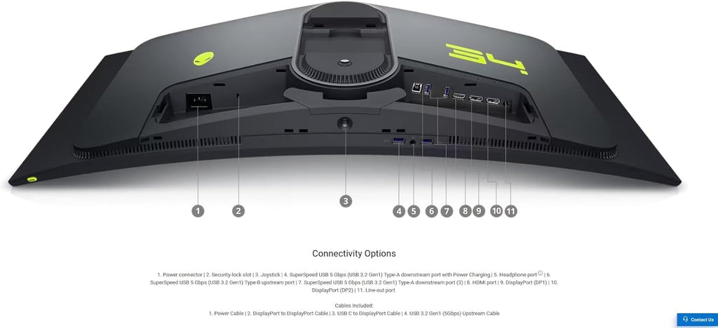 34" Curved QD-OLED Gaming Monitor, 3440x1440, 165Hz, 0.1ms L9052