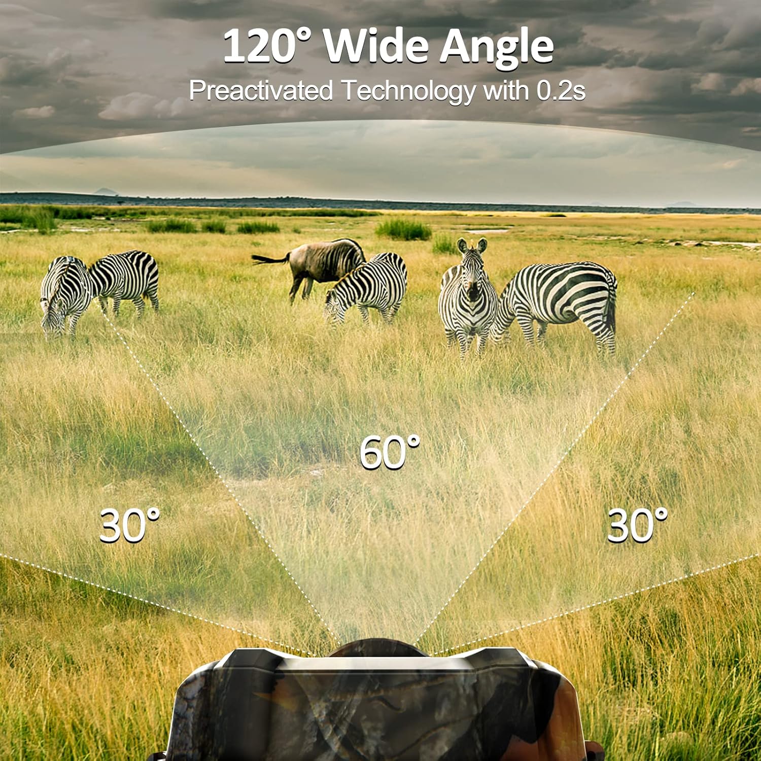 4K 30MP Wireless Bluetooth Wildlife Camera with 64GB Card J50363