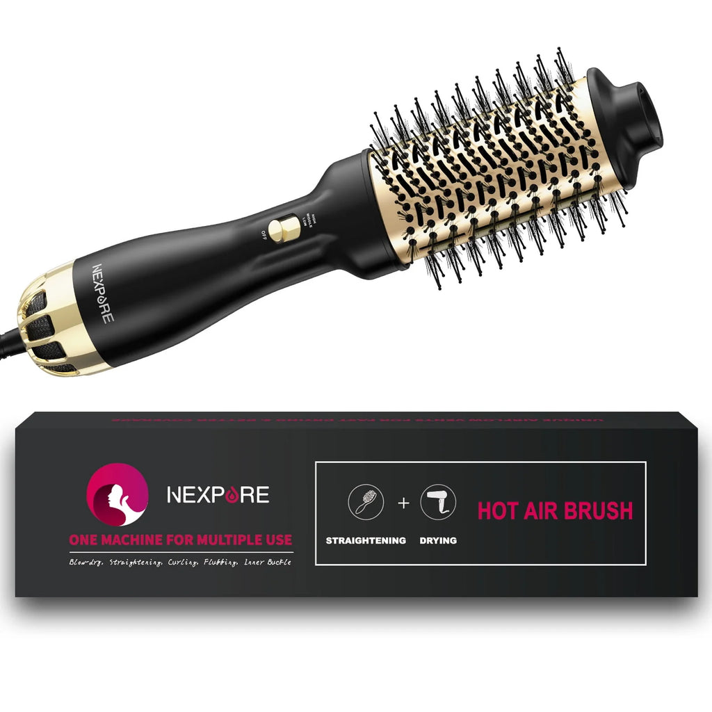 4 in 1 Hair Dryer Brush with Negative Ion Ceramic Titanium Barrel P5852