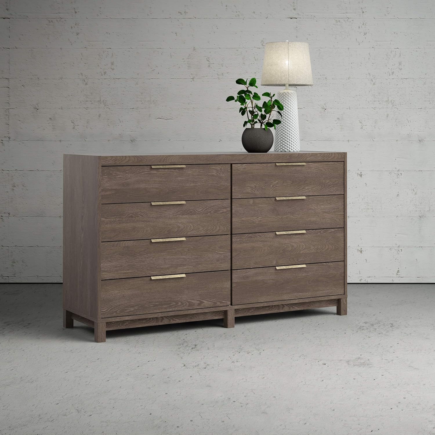 8 Drawer Double Dresser Dark Chocolate N98213