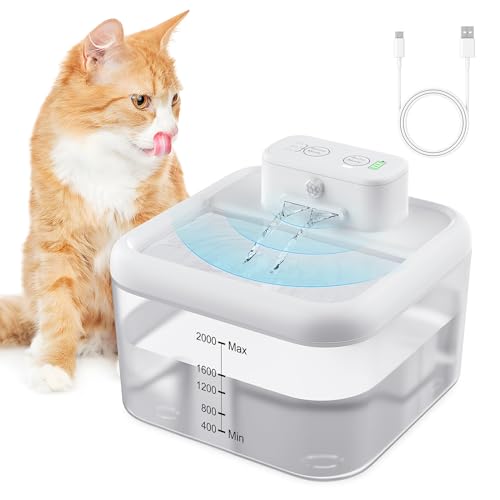 68Oz/2.0L Wireless Cat Water Fountain E116697
