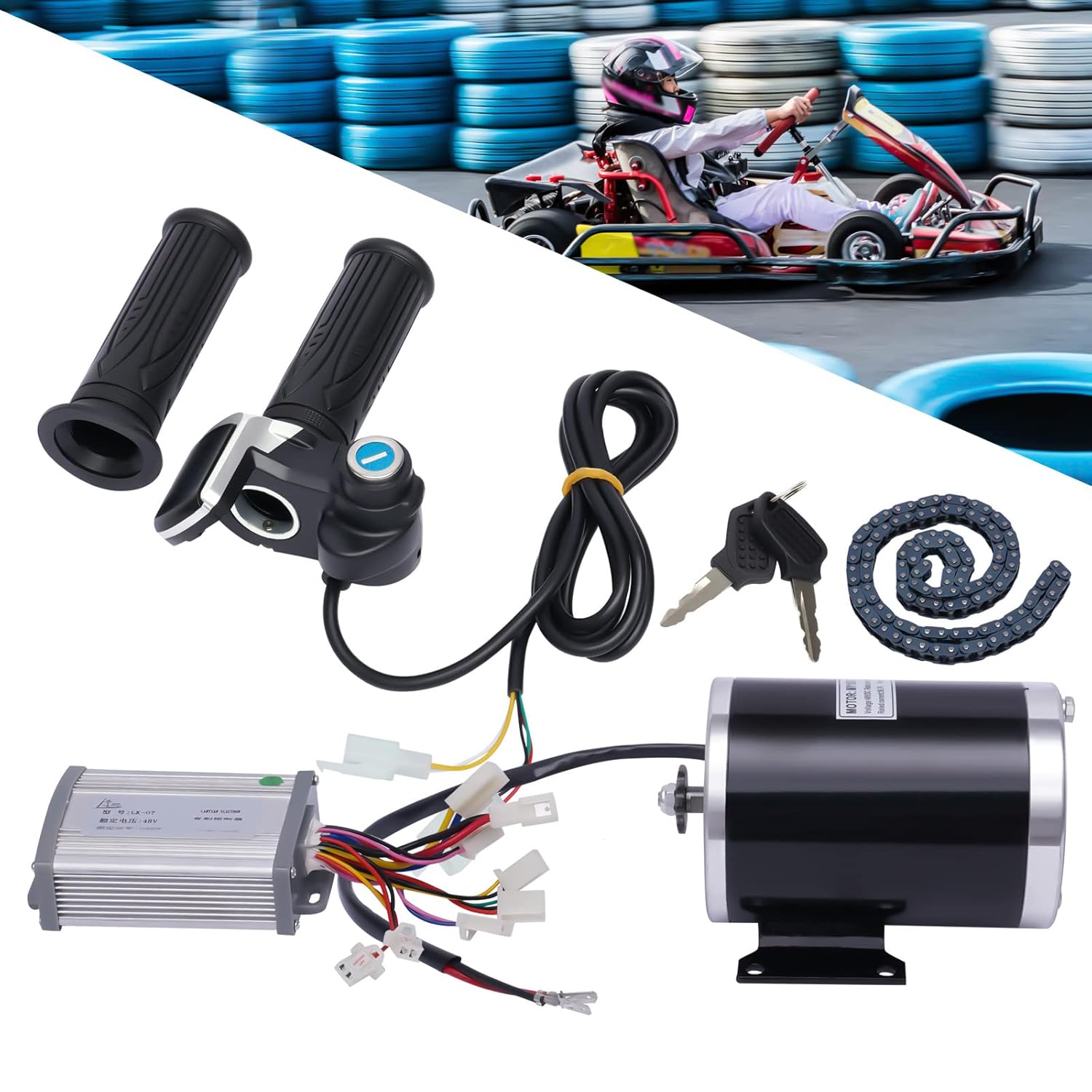 48V 1000W Brush Electric Bicycle Motor Kit B942482