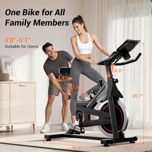 Exercise Bike with Silent Belt Drive V2057