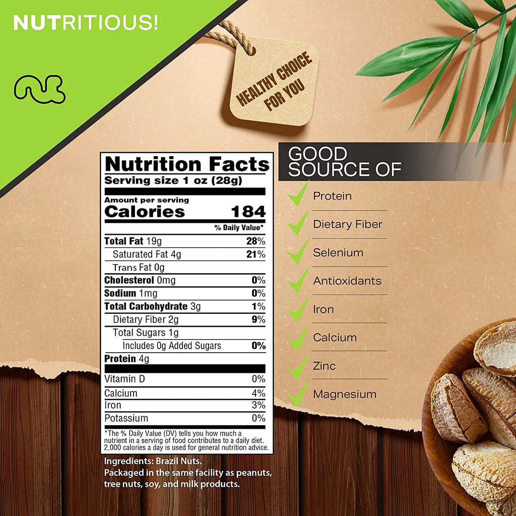 Raw In Shell Brazil Nuts (48oz - 3 lbs) B93778