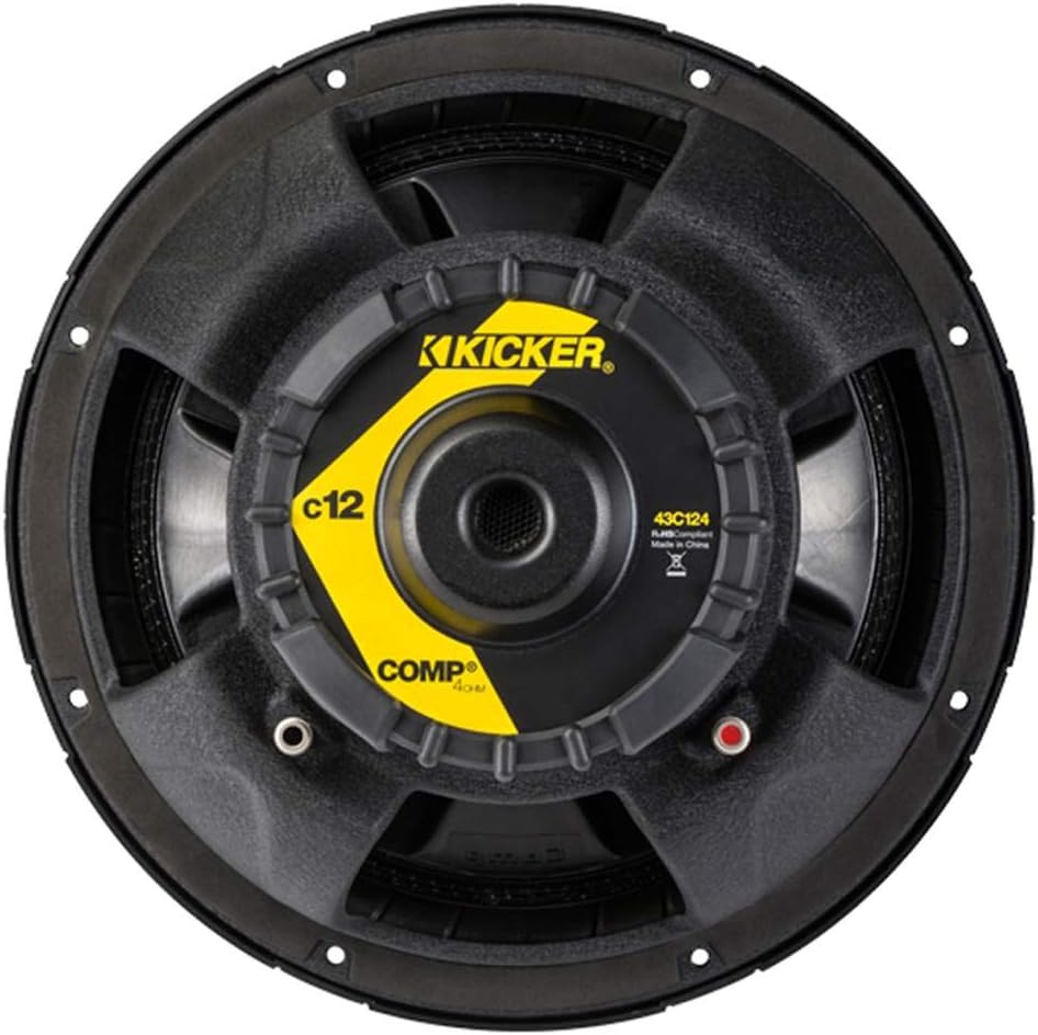 12" 300W 4-Ohm Car Audio Subwoofer D755182
