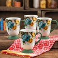 18-Ounce Latte Mug Set, Set of 4 Q2357