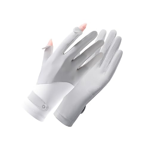 UV Sun Protection Touchscreen Gloves Full Finger Anti-Slip Cycling Gloves W3435