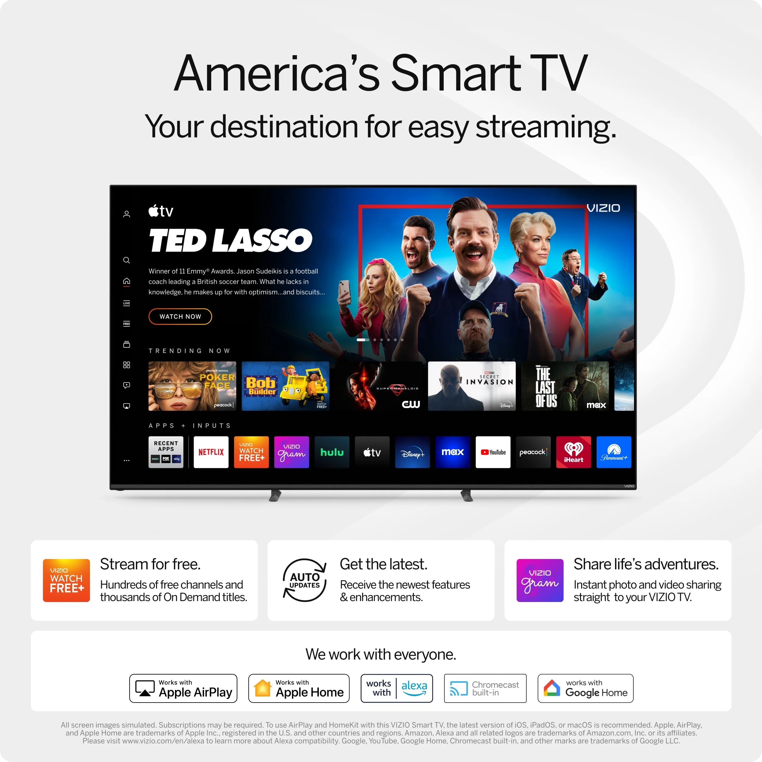 65" Class Quantum Pro 4K QLED HDR 120Hz Smart TV V901675