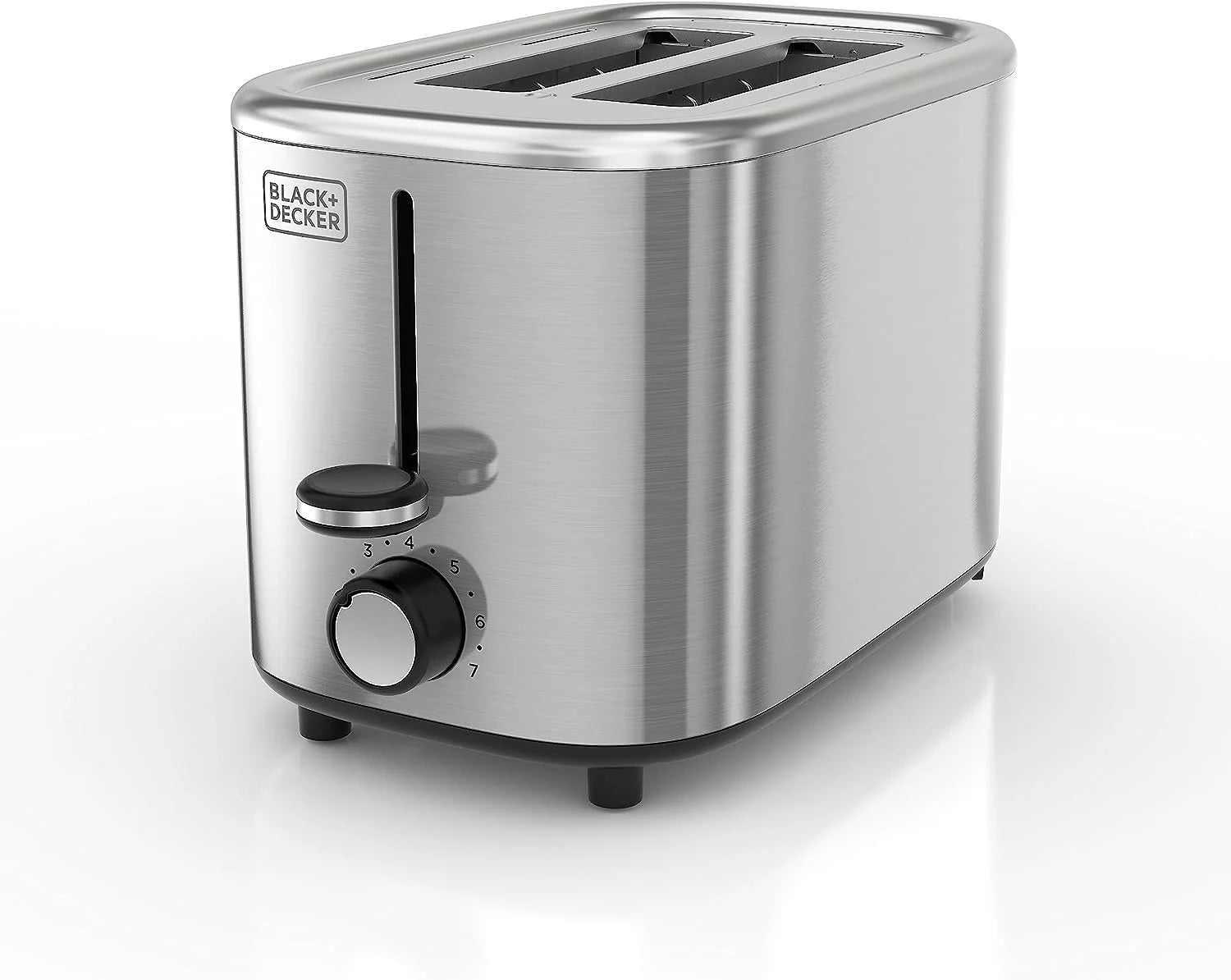 2-Slice Toaster with 7 Toast Shade Settings, Extra-Wide Slots, Stainless Steel D388863