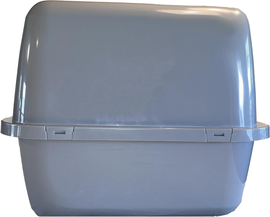 EZ Clean Jumbo Covered Cat Litter Box with Flip Top Lid U170242