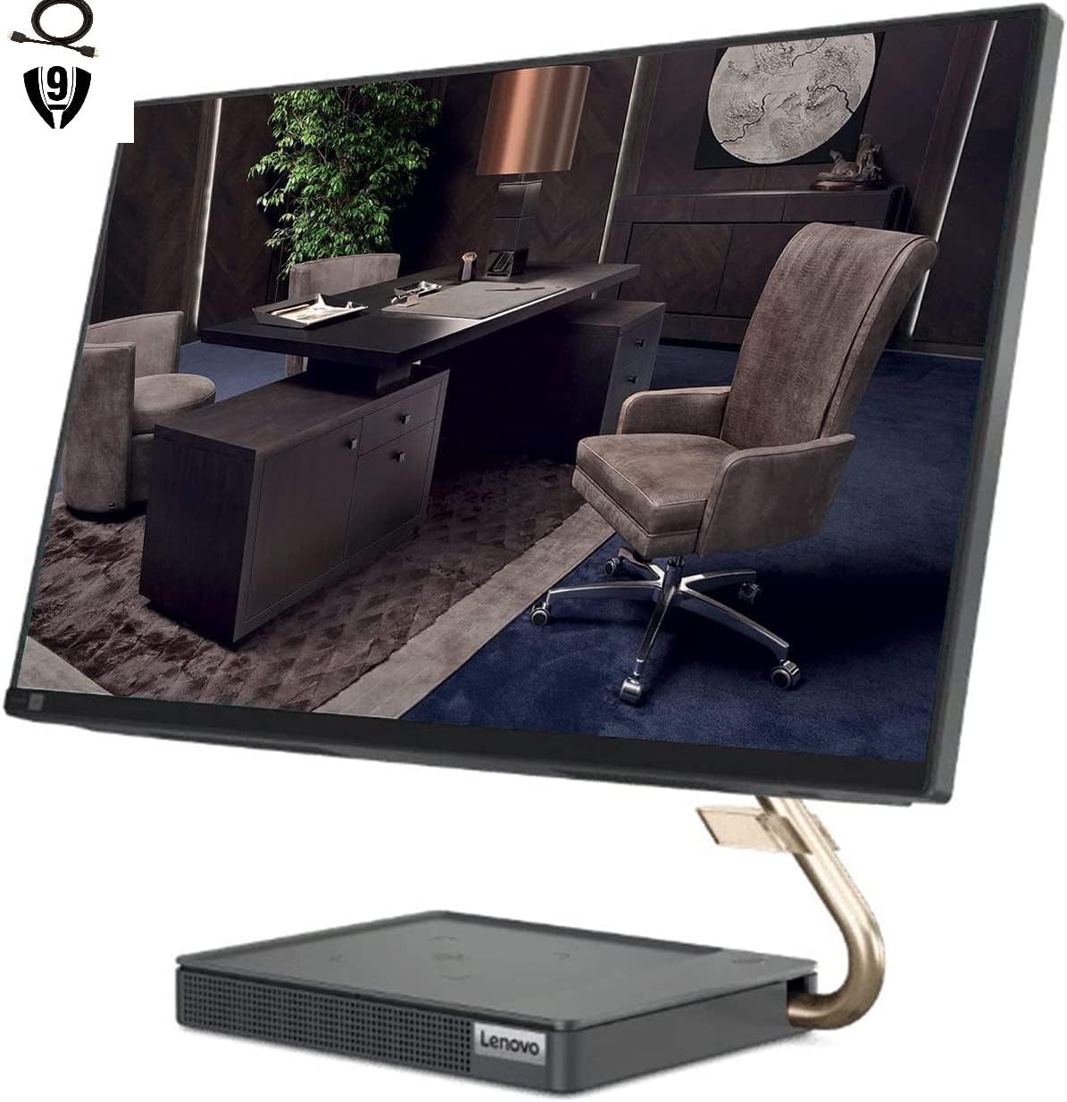 23.8" FHD Touchscreen All-in-One Desktop, AMD Ryzen 7 5700U, 16GB RAM, 256GB SSD+1TB HDD, Grey S783594