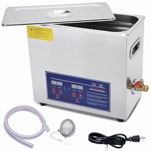 Heated Ultrasonic Parts Cleaner 3L Industrial with Digital Timer, 110V W7212
