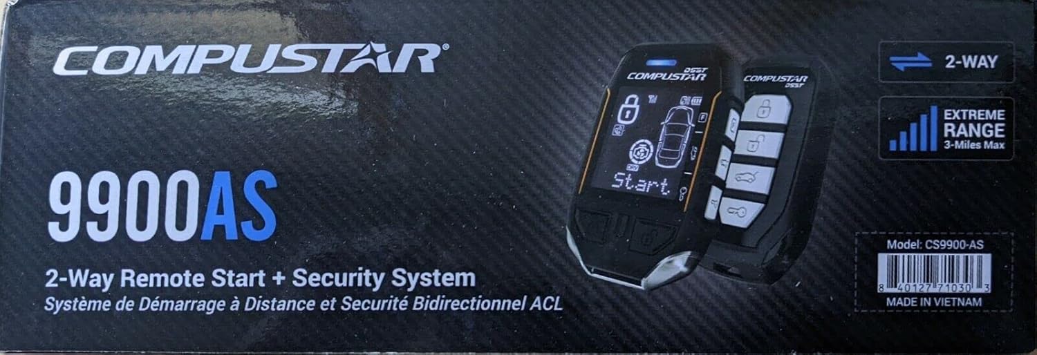 2 Way LCD Remote Start and Alarm System U113904