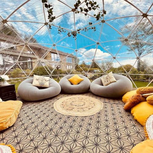 12FT Clear Bubble Tent Outdoor Weather Proof Pod Camping Patio Tent X13558