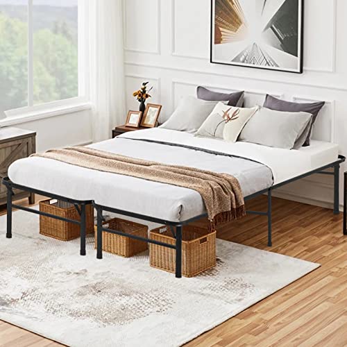 14 Inch Black Steel Twin Bed Frame M29844