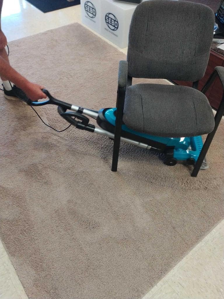 Blue Upright HEPA Vacuum Cleaner C5759