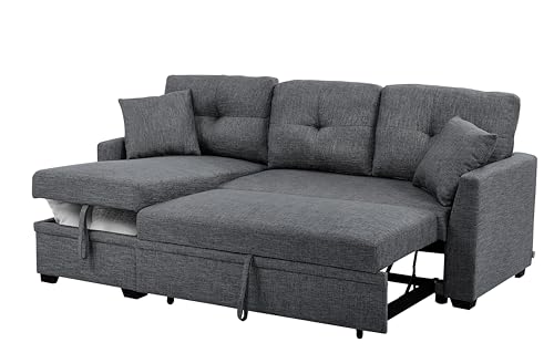 Oversized Corduroy U-Shaped Sectional Sofa with Chaise Lounge and 7 Toss Pillows Z499028