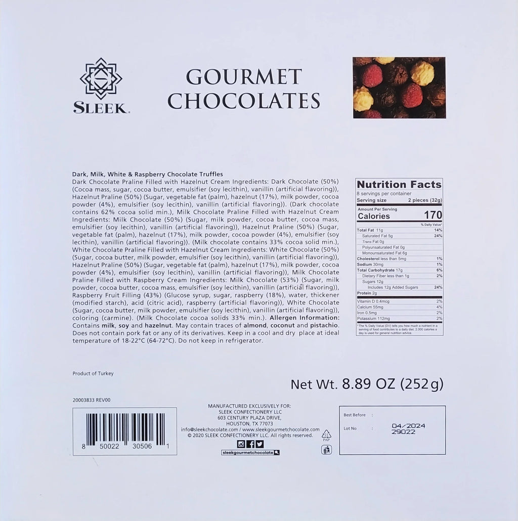 Assorted Dessert Truffle Box, 252g X32555