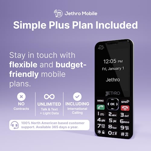 Large Button Cell Phone with 4GB High-Speed Data 6-Month Plan B63581