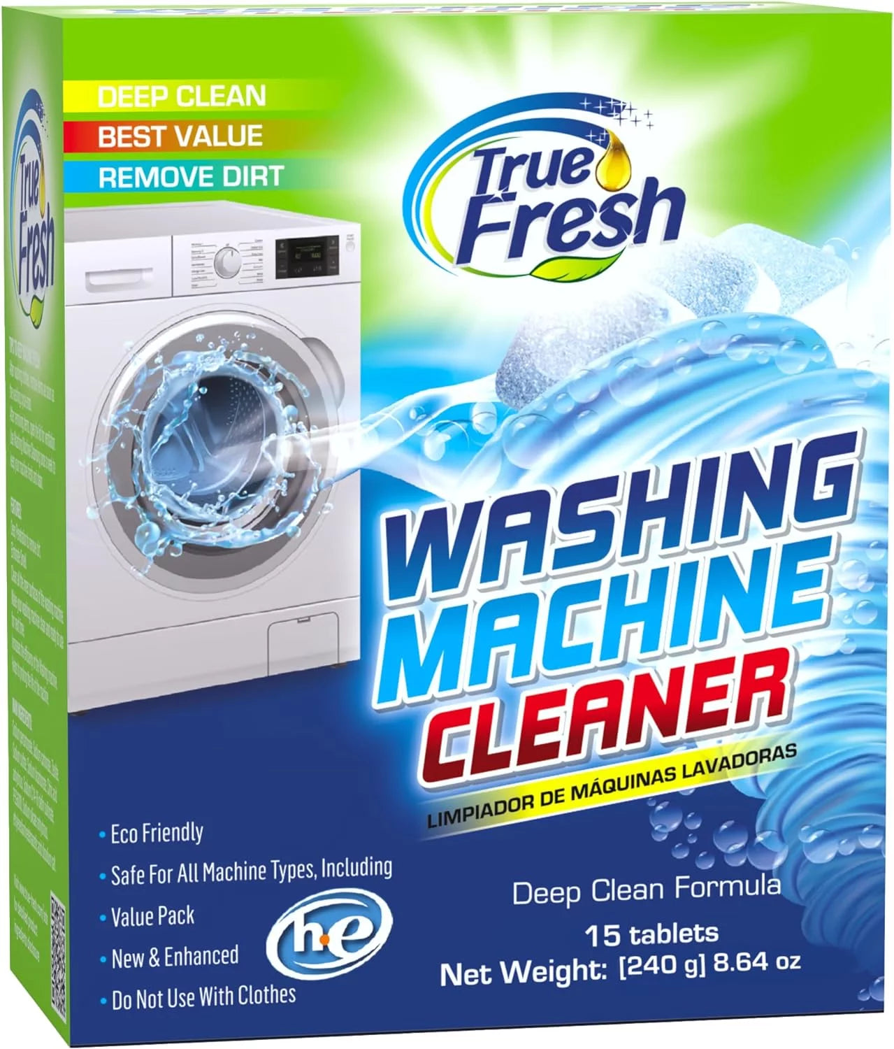 15 Count Washing Machine Cleaner Tablets P5892