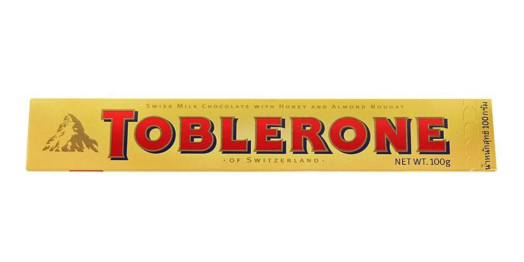 3.5 oz Swiss Milk Chocolate with Honey and Almond Nougat Bars, Pack of 6 G858