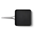 Black 11-Inch Nonstick Square Grill Pan Q647493