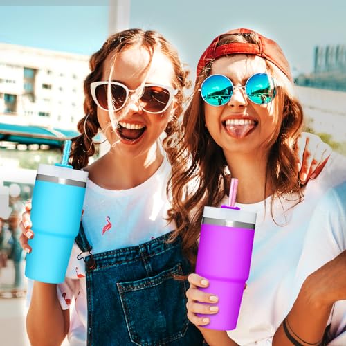 6PCS Replacement Straws for Stanley 20oz 14oz Tumbler, Reusable Clear Straws, BPA Free S793