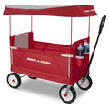 Red 3-in-1 Folding Kids Wagon with Canopy Q512