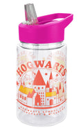 Harry Potter Kids Tritan Plastic Water Bottle with Straw Lid and Handle, Reusable Tumbler, 12oz D626343