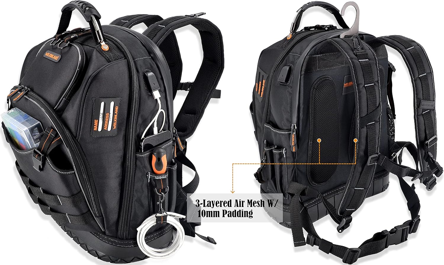 77-Pockets Tool Backpack N9527
