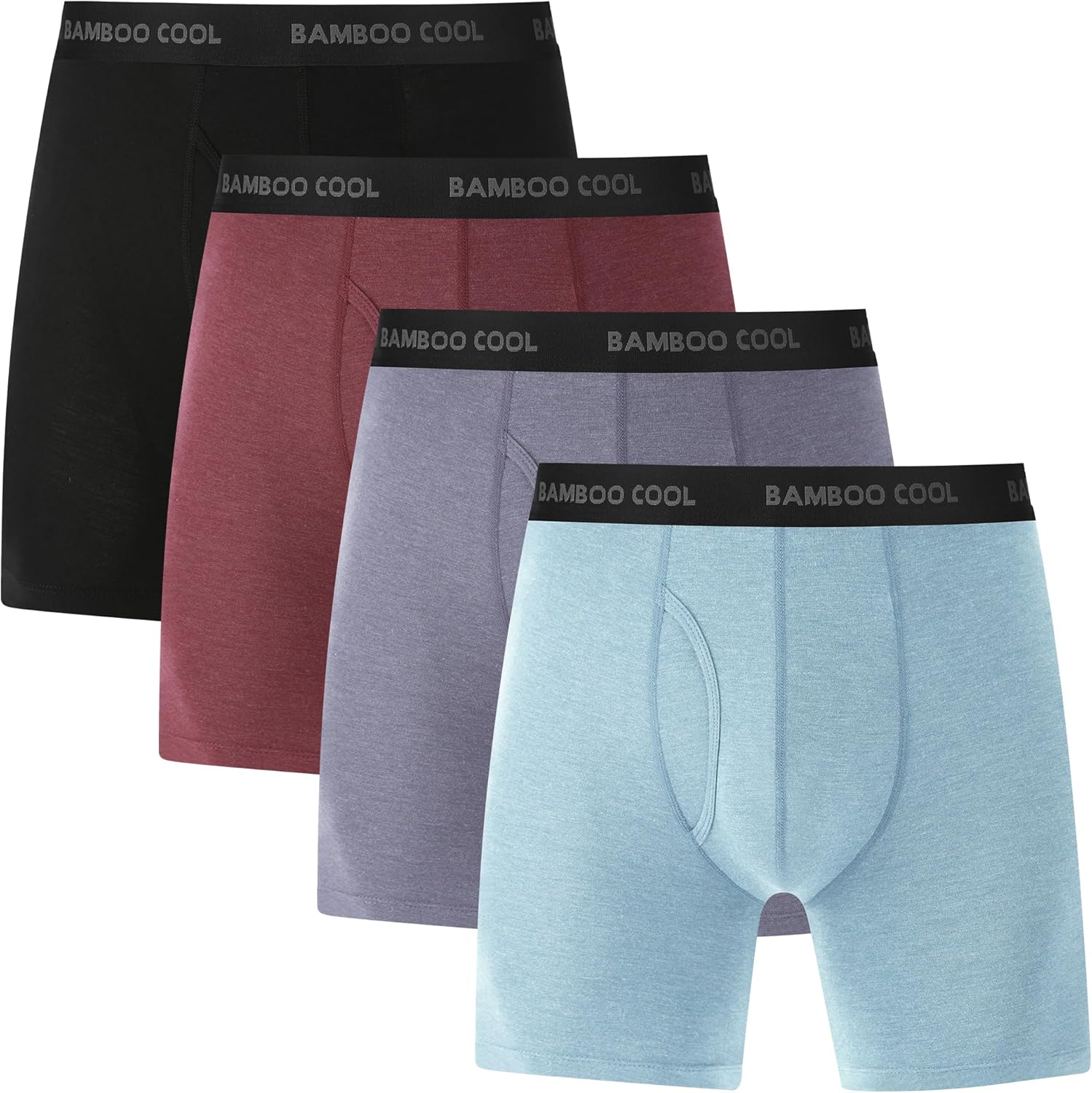 Bamboo Viscose Boxer Briefs (4 Pack) B87756