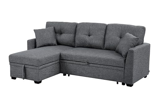 Oversized Corduroy U-Shaped Sectional Sofa with Chaise Lounge and 7 Toss Pillows Z499028