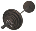300 lb. Olympic Weight Set with Black Bar R6589