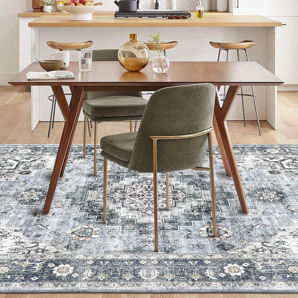 Machine Washable 5x7 Area Rug I399