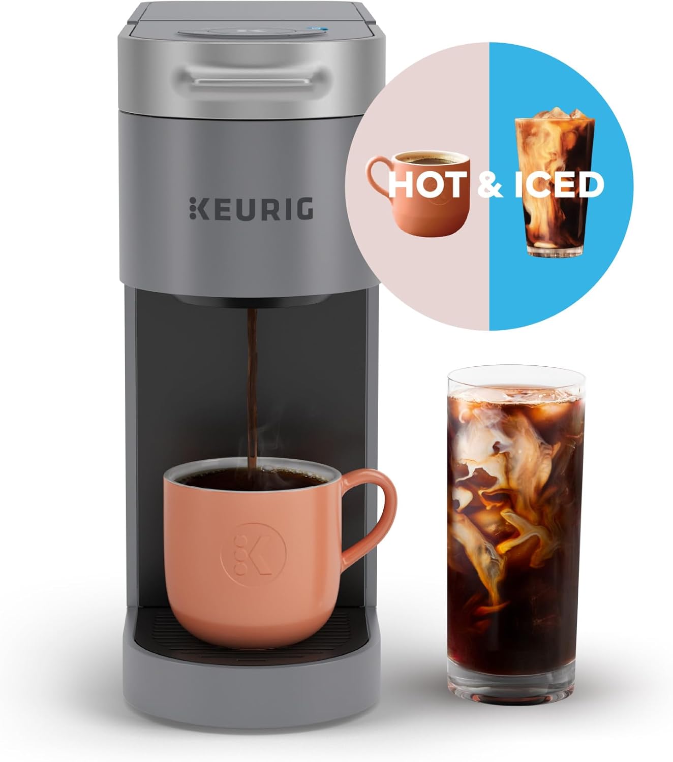 Gray Single Serve Coffee Maker S89406